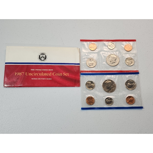 1987 United States Mint Uncirculated Coin Set