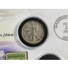 Image 3 : WWII 60th Anniversary Commemorative Coin and Stamp Set Including Silver Half Dollar