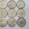 Image 3 : $3.00 Face Value of Assorted Years U.S. Washington 90% Silver Quarters