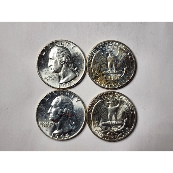 $1.00 Face Value in 90% Silver Quarters - Great Condition