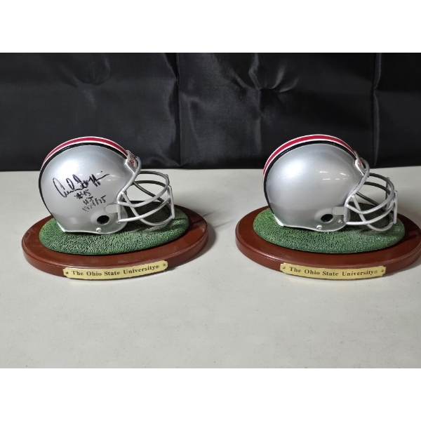 Archie Griffin #45 Signed & Unsigned Collegiate Collectibles OSU Helmets