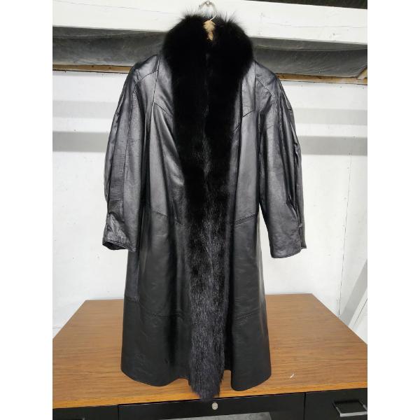 Rallee Thermolite Genuine Leather Dyed Fox Jacket - Size "S"