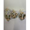 Image 1 : Beautiful Victorian Glass Ornaments - 3 in each box - total of 9 - Floral
