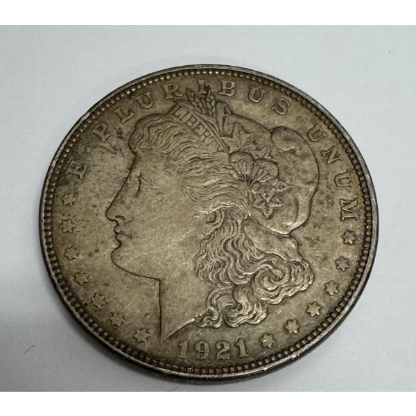 1921-D United States Morgan Silver Dollar. 90% Silver- Beautiful Condition!