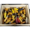 Image 3 : Shotgun Shells, Shell Holders, in Nice Vintage Cigar Box