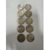 Image 2 : 10 - Late 1960's 40% Silver Kennedy Half Dollars - Face Value: $5.00