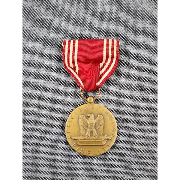 Vintage WWII United States Good Conduct Medal & Ribbon 
