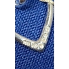 Image 3 : Sterling Silver Heart Necklace & Bracelet - Weight: 3.7g