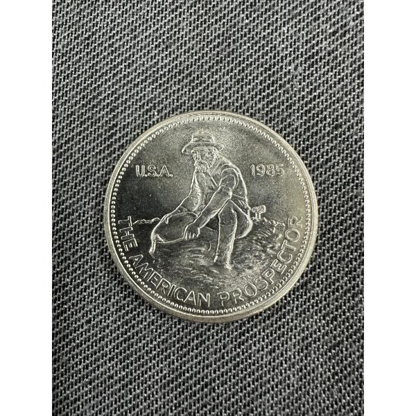 1985 Engelhard American Prospector 1Toz Round - .999 Silver