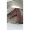 Image 7 : Sterling Silver Men's Ring With Tigers Eye Stone - Size 12 - Weight: 14.6g
