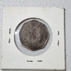 Image 2 : Rare 1875 Standing Rock Indian Agency Dakota Territory Trade Token 10 Lbs Meat