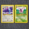 Image 1 : Two Non Holo RARE Vintage Pokemon Trading Cards ~ Dragonair 18/102 & Venomoth 31/130