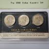 Image 4 : Susan B. Anthony Dollar Collection Pieces Including Souvenir Set & Uncirculated FV: $6.00
