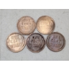 Image 3 : Wheat Pennies (Lot of 5)