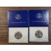 Image 2 : (2) 1986 Uncirculated United States Liberty Coins