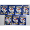 Image 2 : Seven Assorted Vintage Pokemon Trading Cards Including 1ST EDITION! 