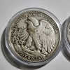 Image 6 : Two 90% Silver Walking Liberty Half Dollars ~ 1942 & 1941-D ~ $1.00 Face Value