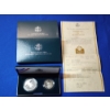 Image 1 : U.S. Mint Columbus Quincentenary Coin Set: 1992-P Proof Silver Dollar & 1992-S Half Dollar