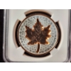 Image 3 : NGC Reverse Proof 70 Canada 2022 Silver 1 Oz Maple Leaf Super Incuse Rose Gilt