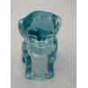 Image 2 : Adorable Degenhart Vintage Uranium Glass Dog Figurine -Ice Blue