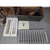 Image 4 : Vintage Bottle Collection, 14.5''x12'' Wood Shutters, 11''x12''x60'' Storage Shelf, Wood 30''x11''x1
