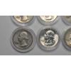 Image 6 : Assorted Years/Mint Marks Washington 90% Silver Quarters - Face Value: $3.00