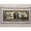Image 1 : 2003 United States Jefferson MISSOURI $2.00 Bill In Hard Case Holder - Mint Condition - RARE