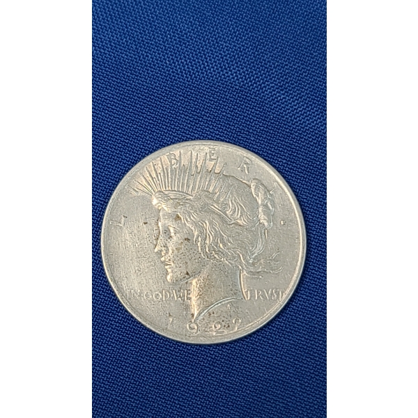 1922 90% Silver Peace Dollar