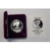 Image 1 : 1993-P United States 1 Troy Oz .999 Fine Silver Proof American Eagle In Original Box With COA 