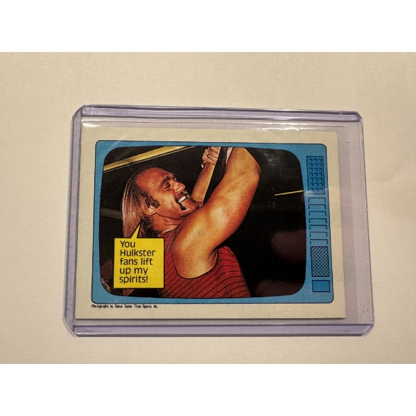 Rare 1985 Topps WWF WWE Hulk Hogan Wrestling ROOKIE Card - Mint Condition