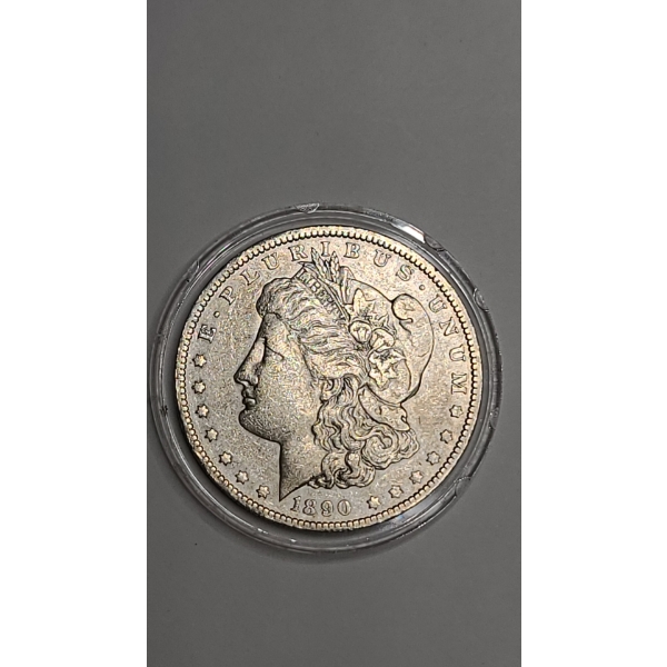 1890-O 90% Silver Morgan Dollar In Coin Capsule