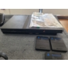 Image 4 : Playstation 2 Slim With 3 Memory Cards, Cords (Some Damaged), Controller & Guitar Hero III L.O.R.