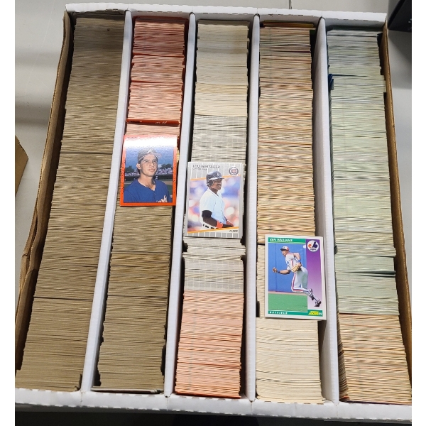Lot Of Assorted 80's & 90's Unsearched Baseball Cards