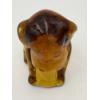 Image 5 : Adorable Degenhart Vintage Glass Dog Figurine- Amber Lite