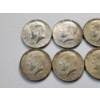 Image 2 : x8 Assorted Years 40% Silver Kennedy Half Dollars FV: $4.00