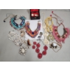 Image 1 : Assorted Costume Jewelry Including Beaded Native Style and Jewelry Box