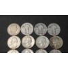 Image 2 : Assorted Years/Mints 90% Silver Barber, Standing Liberty & Washington Quarters - Face Value: $5.00