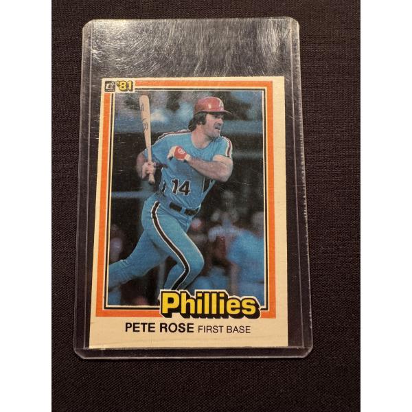 1981 Donruss Pete Rose Baseball Card #251 - in Protective Card Sleeve - Mint Condition