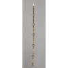 Image 2 : 10K Yellow Gold 7" Nugget Style Heart Bracelet - Weight: 4.3g