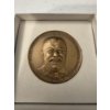 Image 1 :  Rare Vintage Teddy Roosevelt Hall of Fame For Great Americans Medal - More Valuable Smaller Medal