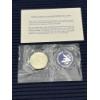Image 6 : 1971 Eisenhower Uncirculated Silver Dollar - 40% Silver - FV $1.00 in packaging with note and token