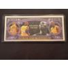 Image 2 : Rare 2020 Kobe Bryant Lakers One Million Dollar Bill - Mint In Protective Holder
