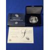 Image 3 : 2014- W American Eagle 1 Troy Ounce Silver Proof Coin w/ Box & COA