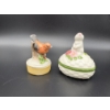 Image 6 : 2 Trinket Boxes - Bunny & Bird - Bunny is hand painted in Brazil - Exclusively for Avon Products INC