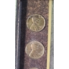 Image 8 : Peace At Last Lincoln Cent & Stamp Collection In Framed Display - Face Value: $0.14
