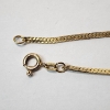 Image 3 : 14K Gold Herringbone Chain 8" Bracelet Total Weight: 2.1g