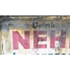 Image 3 : LARGE Antique 52 x 20 Metal NEHI Soda Advertising Sign - See Description