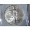 Image 2 : IGS Graded MS70 2001 American Silver Eagle 1 oz .999 Fine Silver