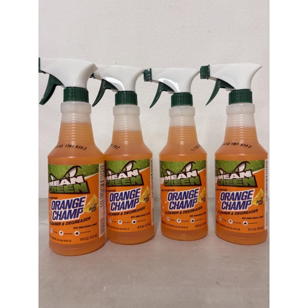 Four-New 16oz Mean Green Orange Cleaner/Degreaser