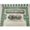 Image 8 : 1971 Imperial Oil Limited Stock Certificate & 1940's Chicago And Alton Railroad Gold Bond